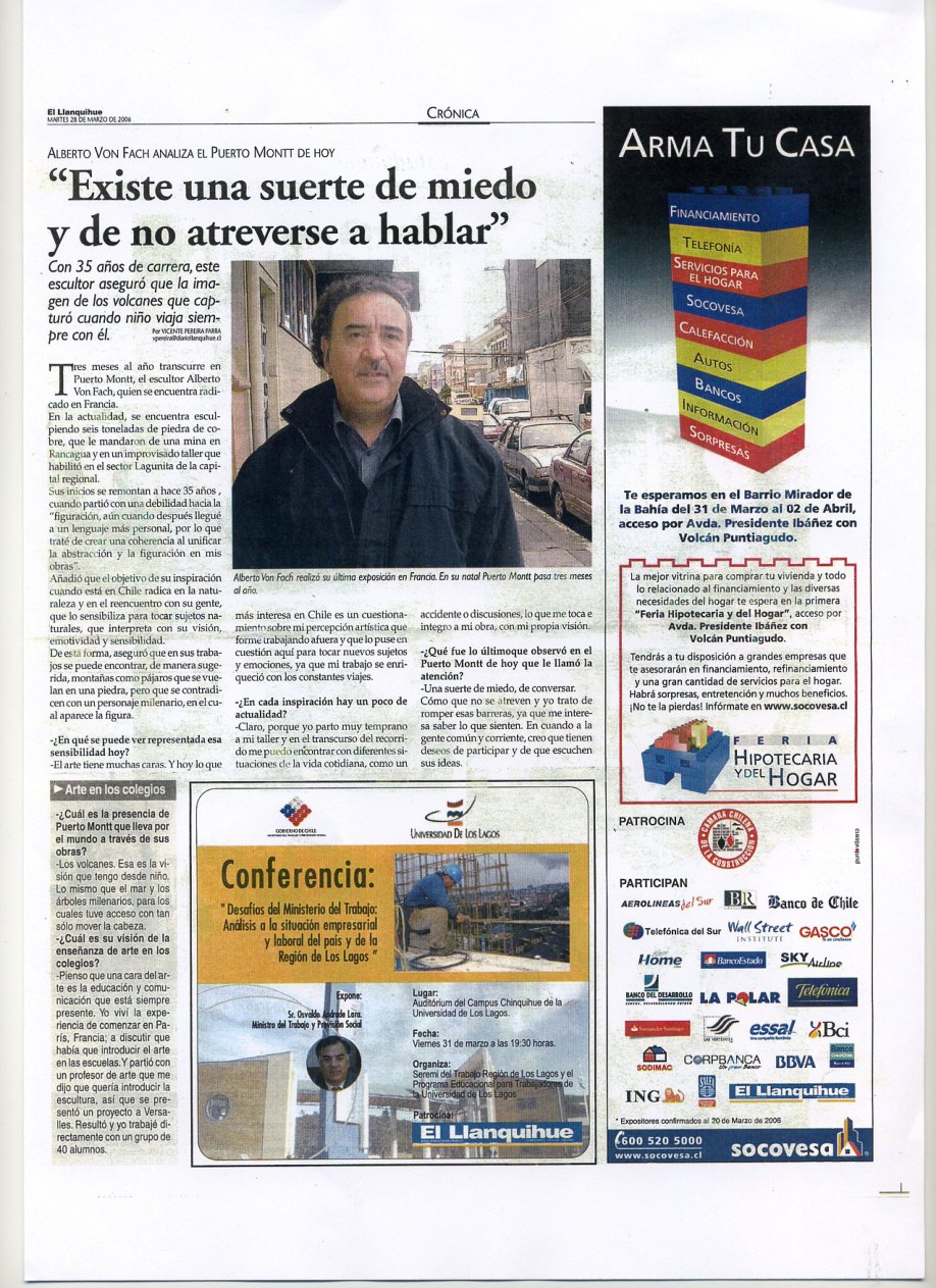Existe una suerte de miedo y de no atreverse a hablar